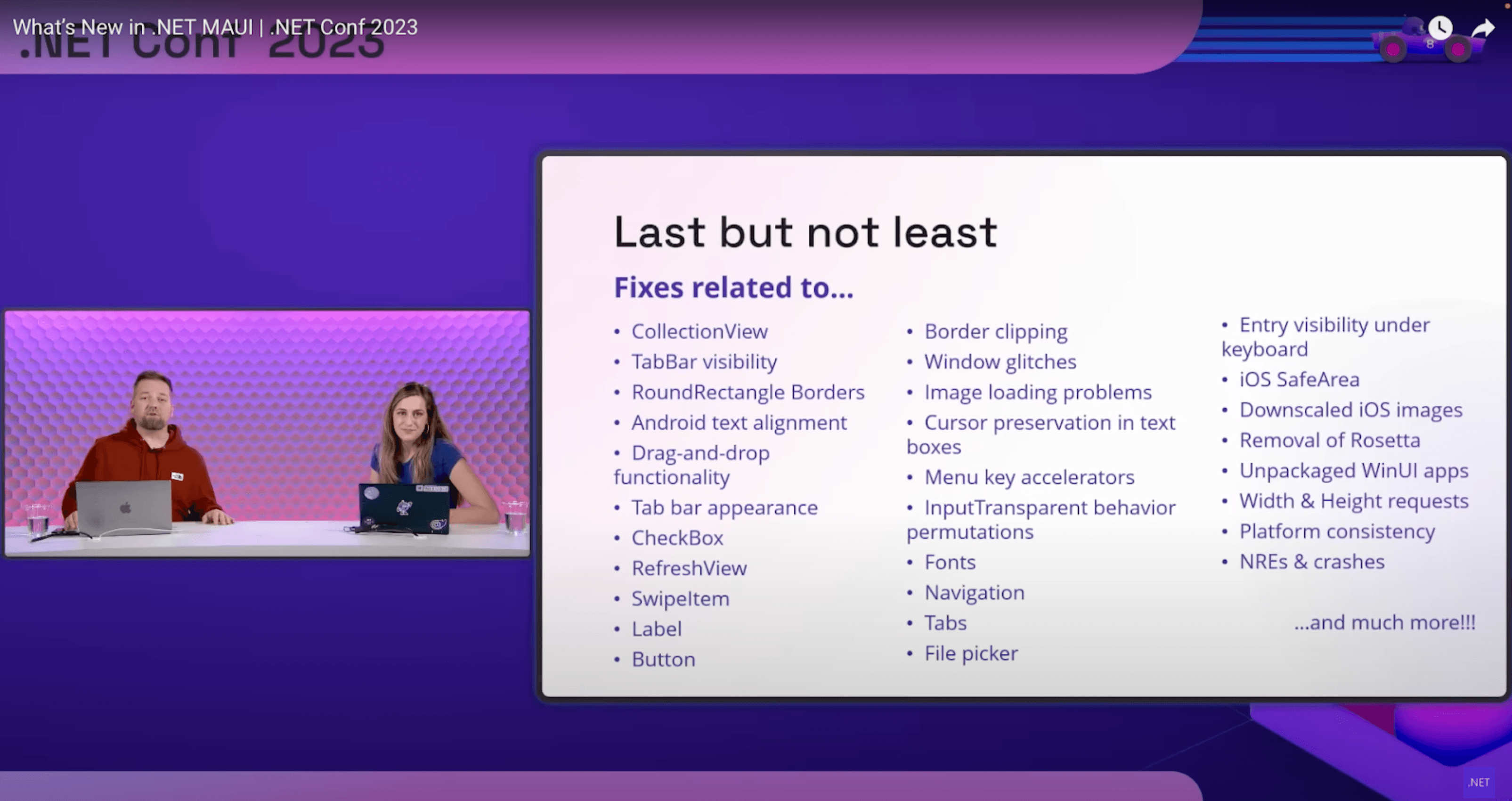 Last but not least slide references fixes related to (more than 20 topics)