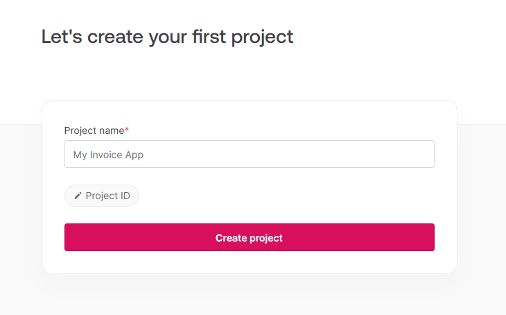 Create Appwrite Project