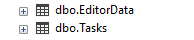dbo.EditorData and dbo.Tasks