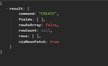 Database table created successfully