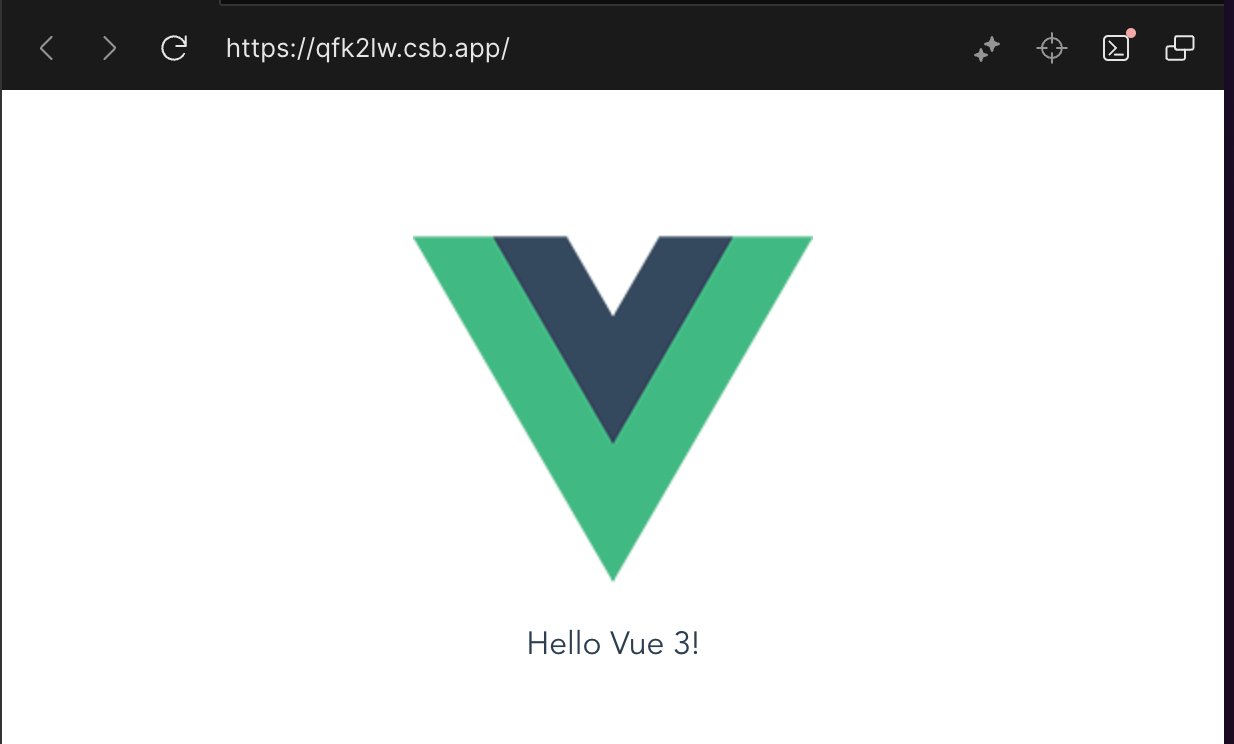 hello Vue 3