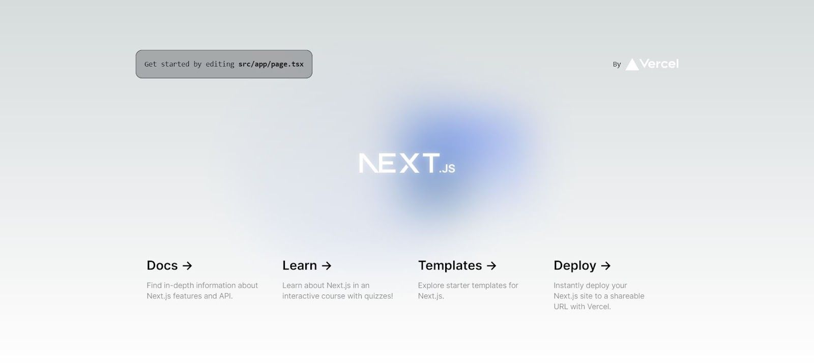 Next.js project