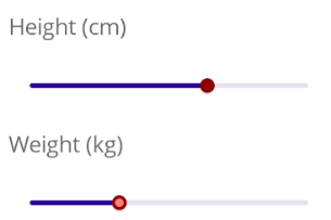 The appearance of the Slider control's Thumb modified through the ThumbFill and ThumbStyle properties