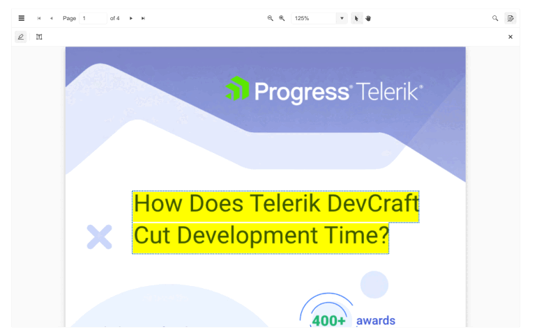 Gif flips through slides of How does Telerik DevCraft Cut Development Time, scheduler, collectionview, dropdown, JustMock improvements, Fiddler Everywhere