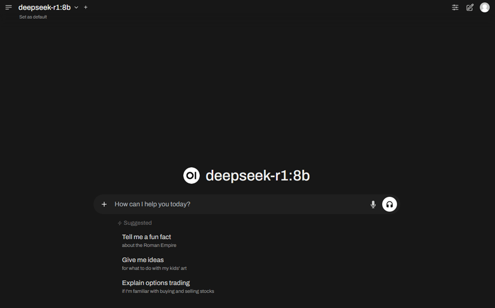 deepseek main page