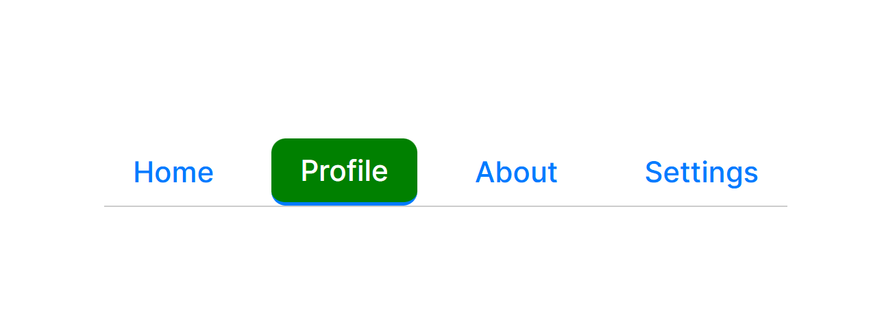 Active tab