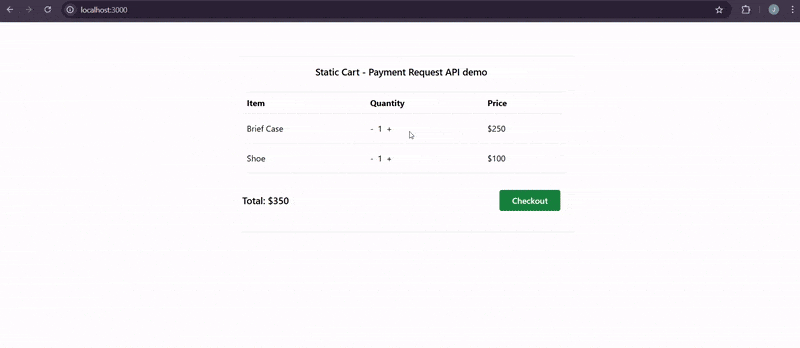 Integrating the Web Payment API
