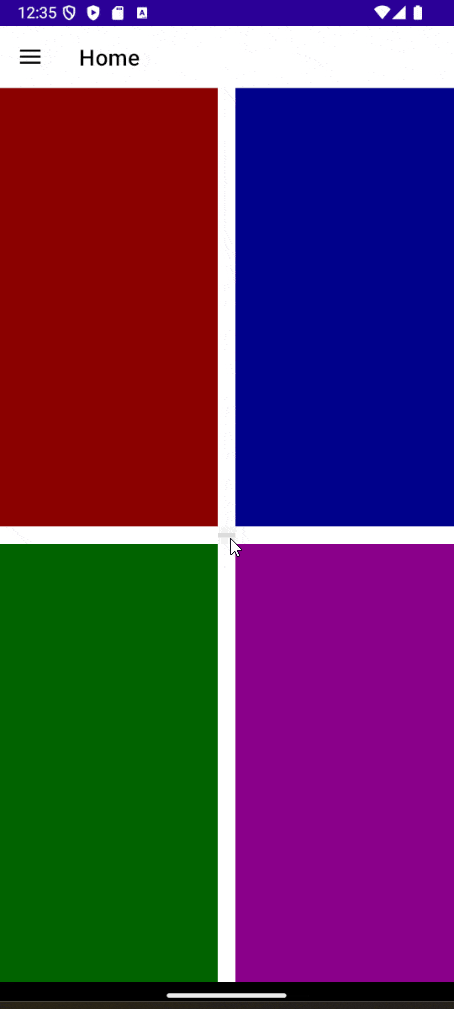The ResizeDirection property of the GridSplitter allows resizing the columns of a Grid