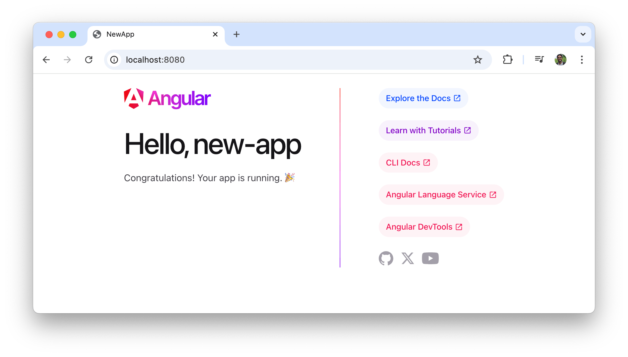 Deployed Angular Application