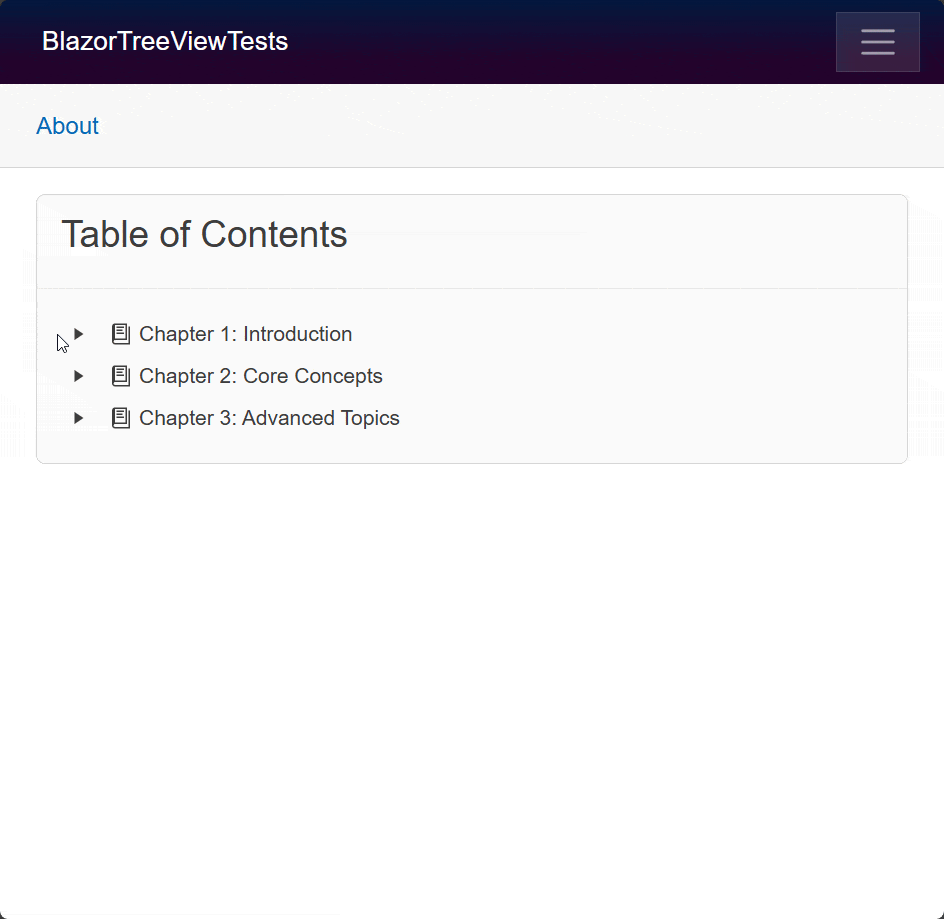 The TreeView component displays correctly as a result of reassigning the TextField property