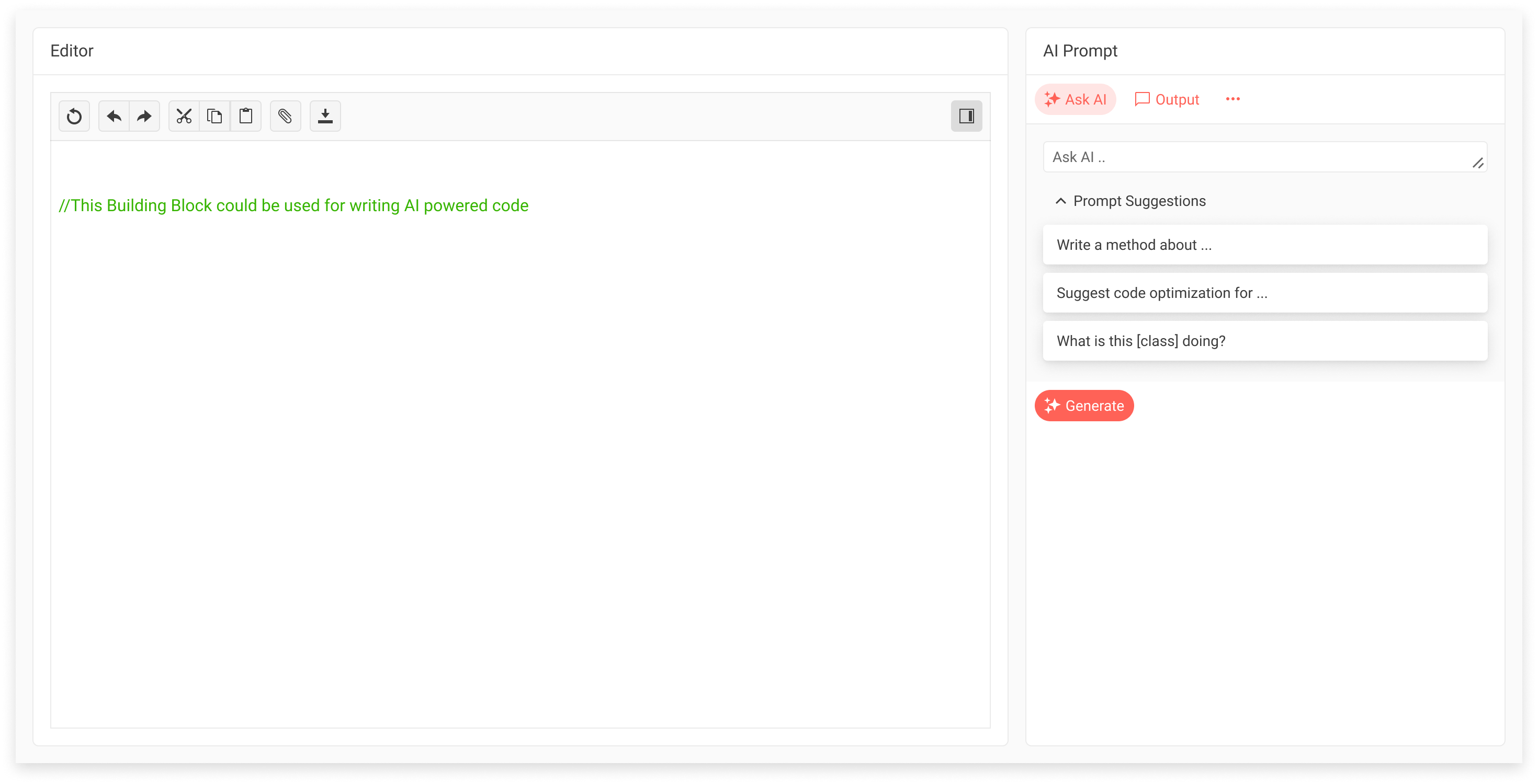 AI-powered editor
