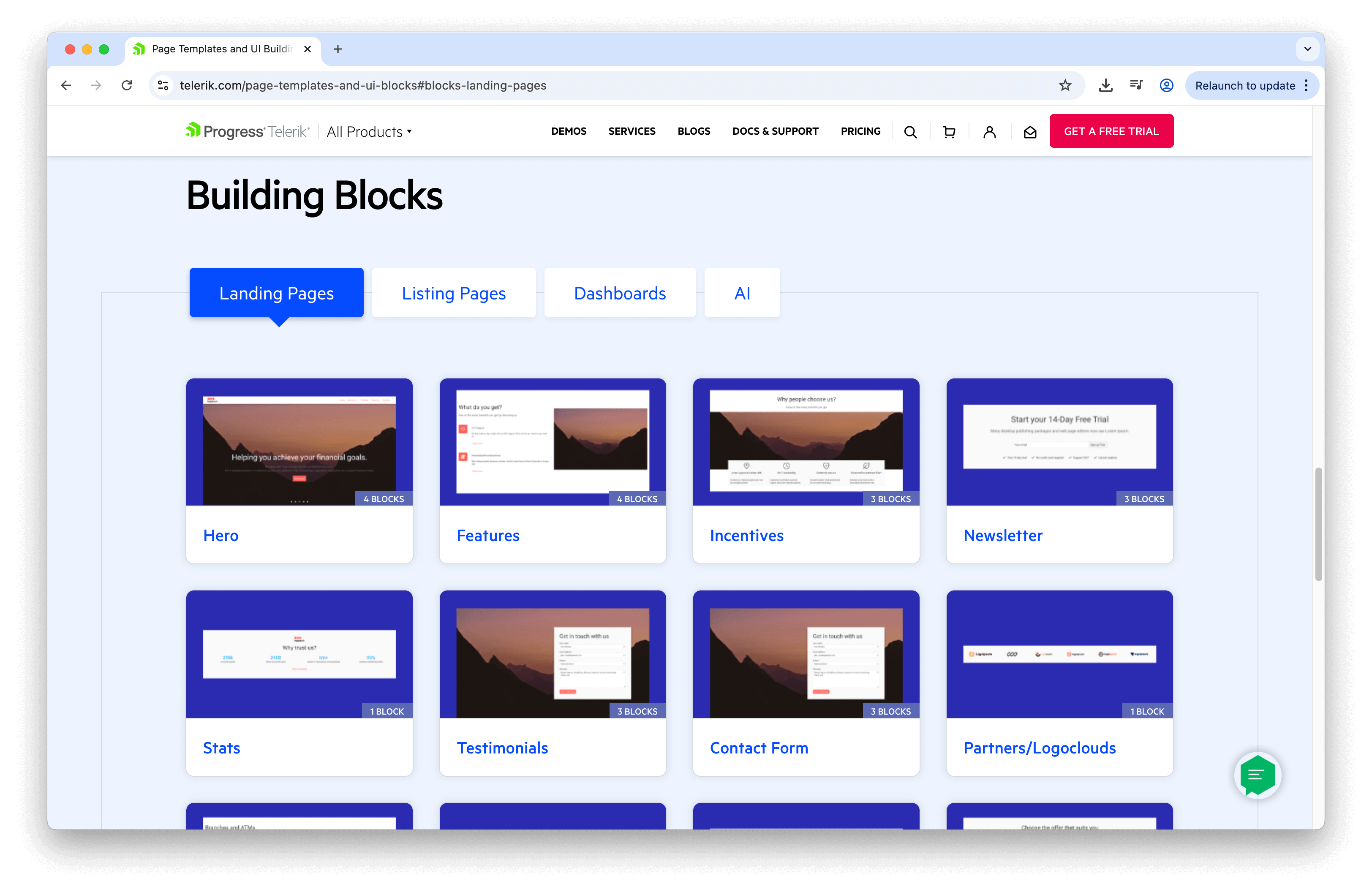 building blocks