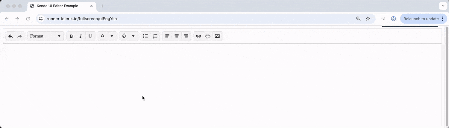 jquery editor basic styling