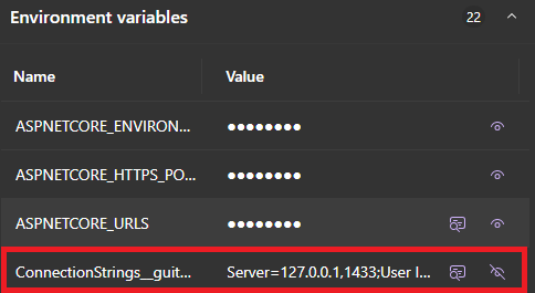 db env variable