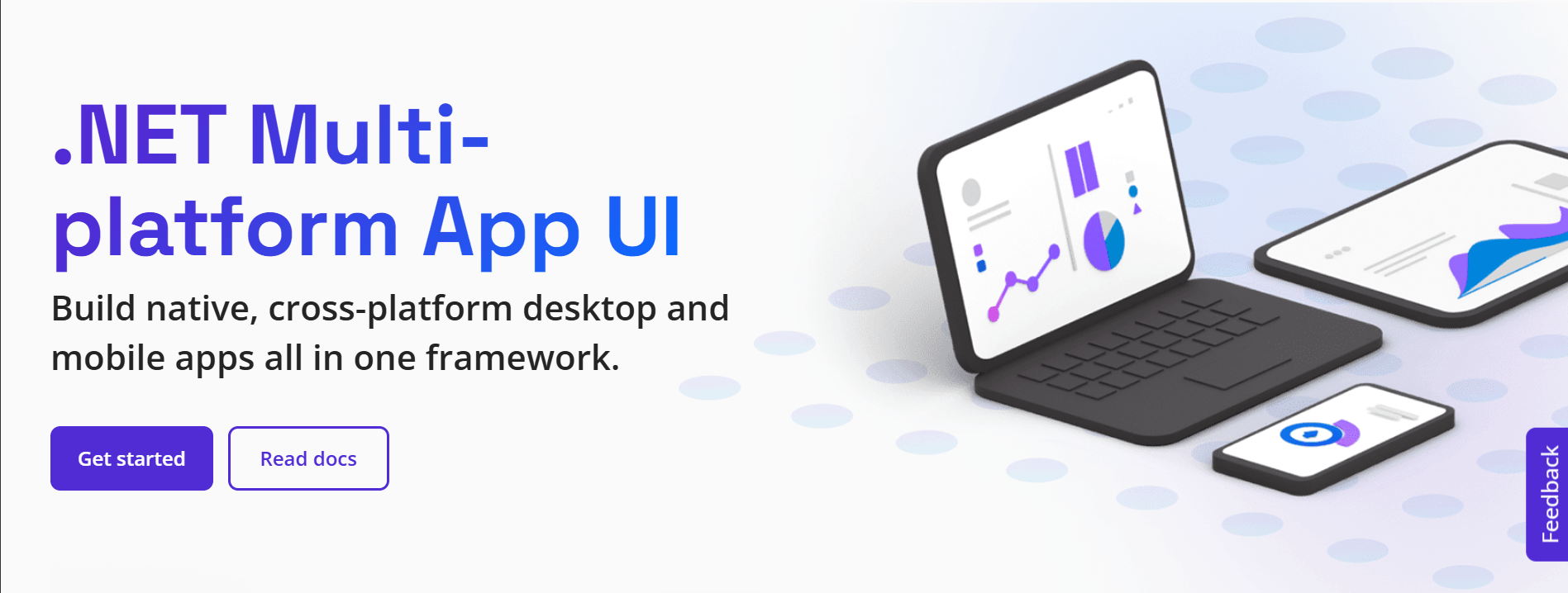 Screenshot from the official .NET MAUI website