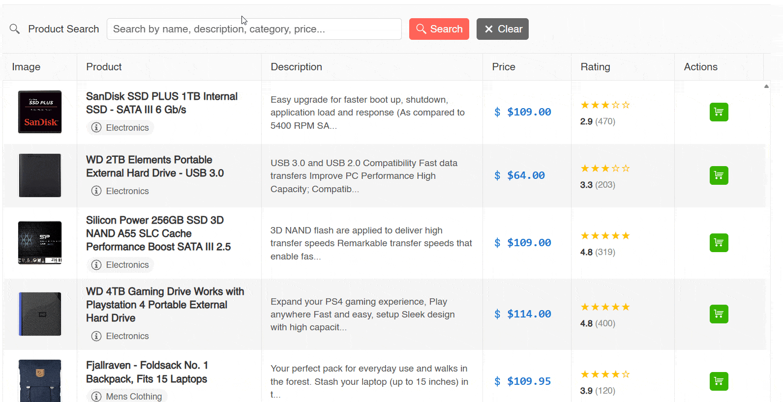 Using Grid Smart (AI) Search to perform semantic searches