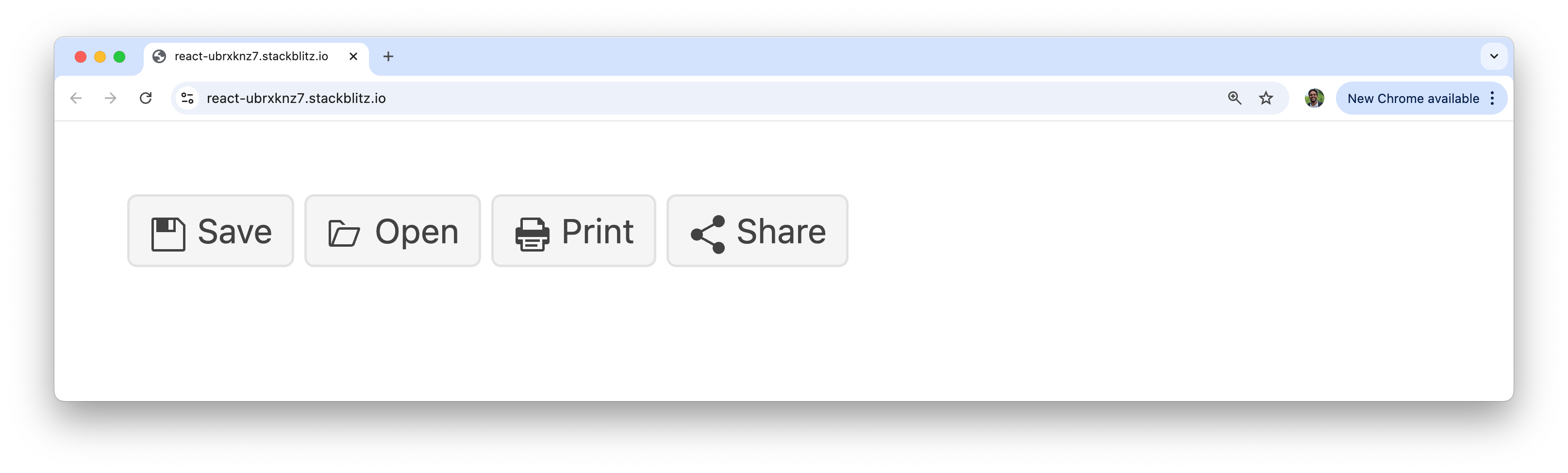 React SVG icon toolbar