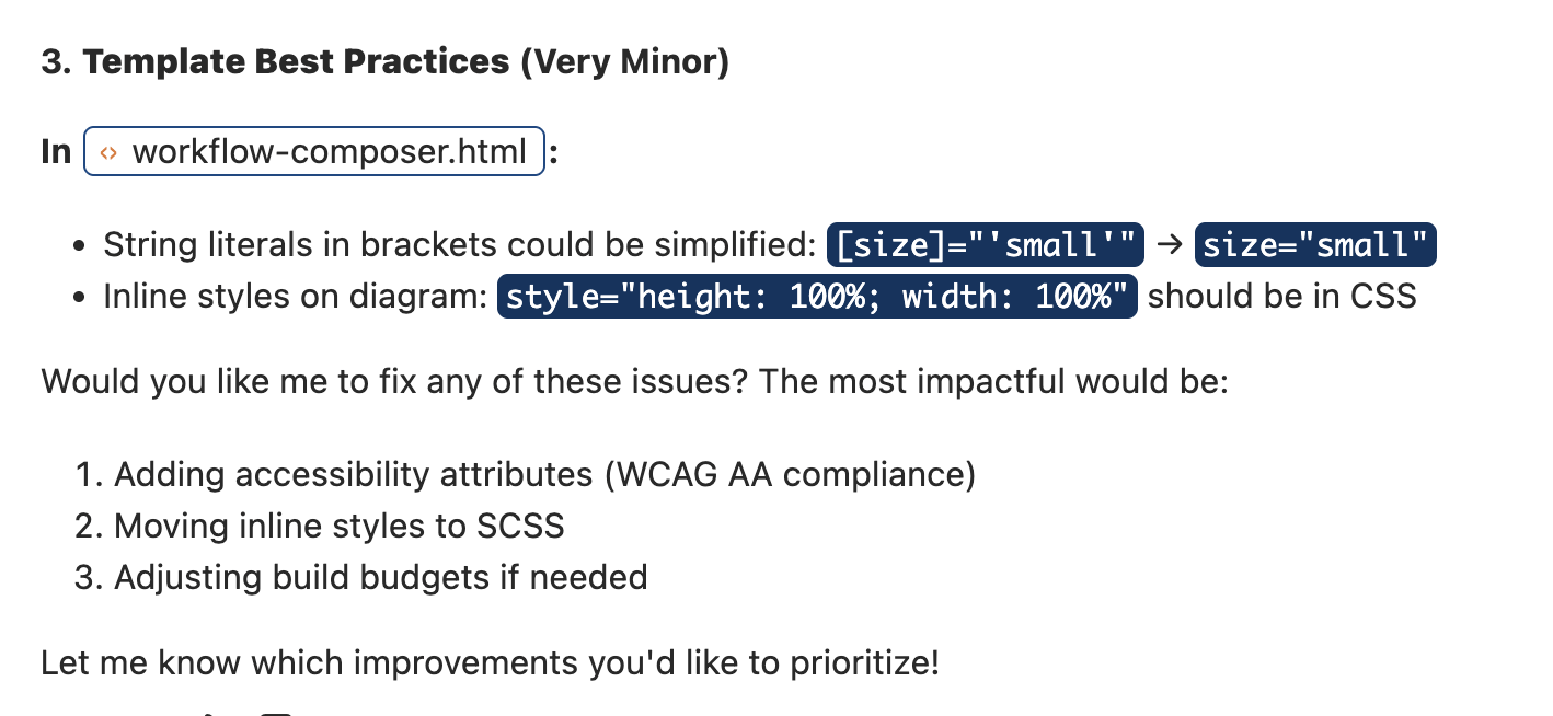 Template Best Practices (very minor)