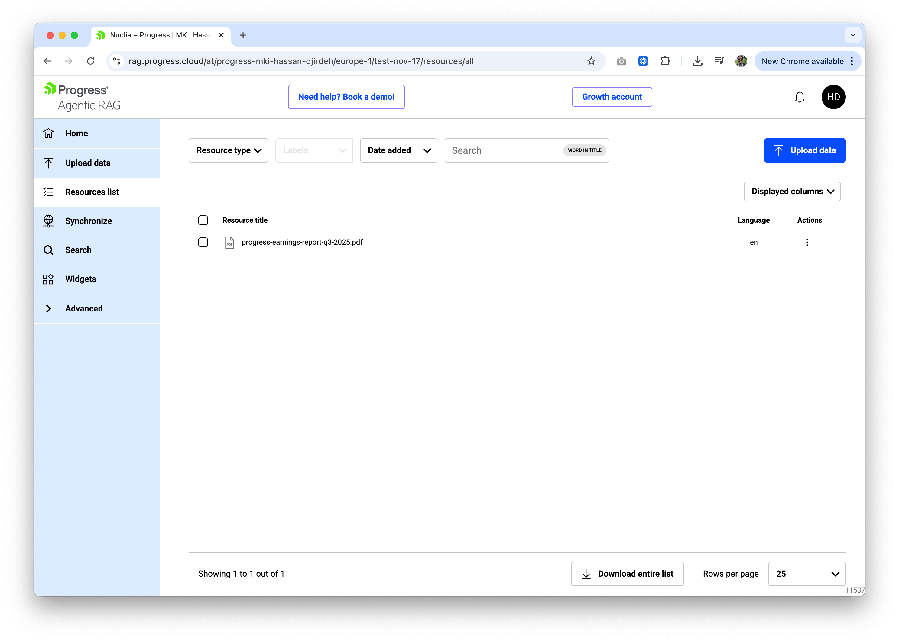 Progress Agentic RAG Resources list