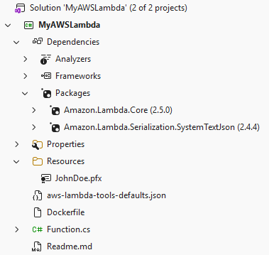 MyAWSLambda – Function.cs