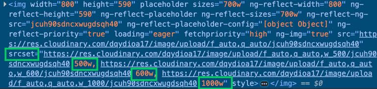 Defining custom width descriptors