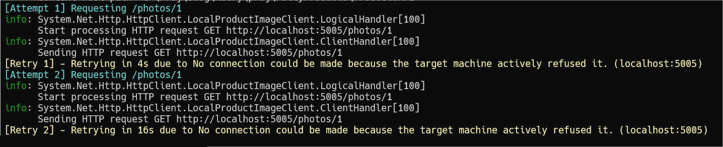 First and second attempts