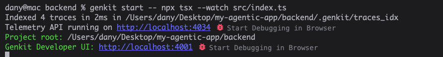 genkit start --port 4001 -- npx tsx --watch src/index.ts