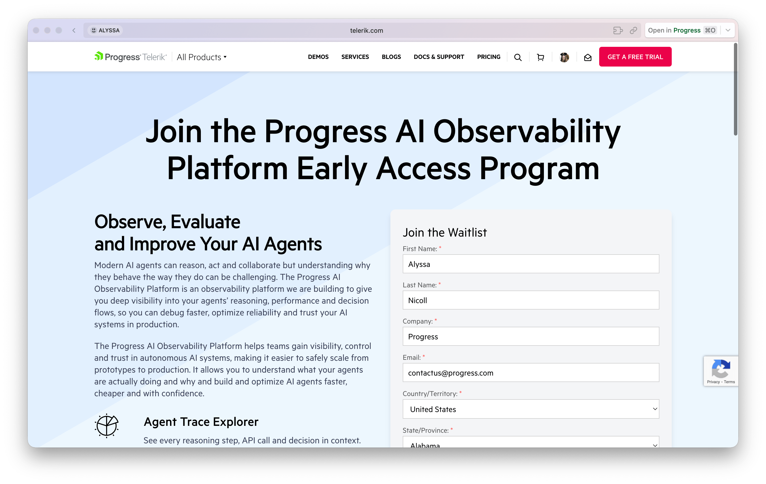 Join the Progress AI Observability Platform Early Access Program