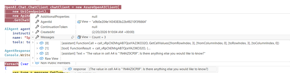 More insight into the DPL AI Agent response