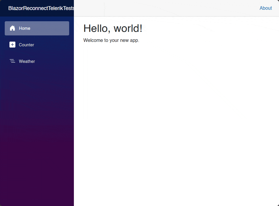 Enhancing the loading animation of the ReconnectModal.razor component