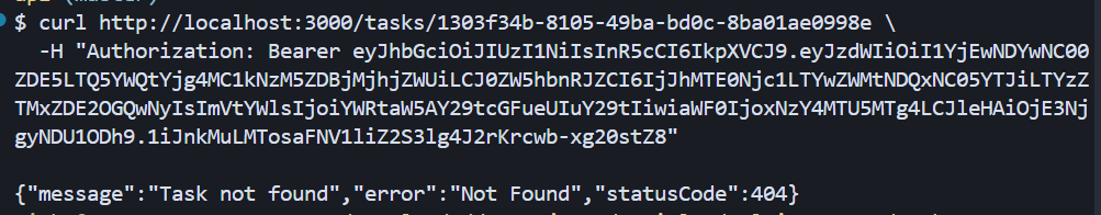 Company B blocked from accessing Company A's task