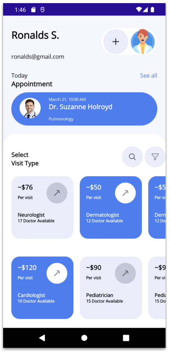 4. Available Doctors Block