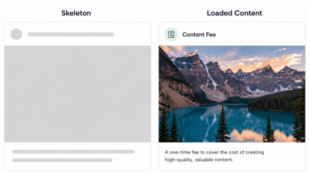 Content feed sample
