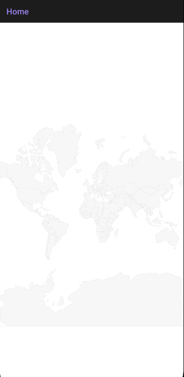 Telerik .NET MAUI map control displaying map view