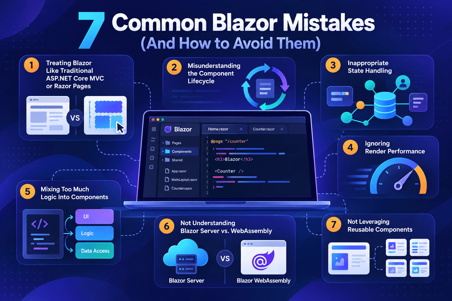 7 Common Blazor Mistakes and how to avoid them