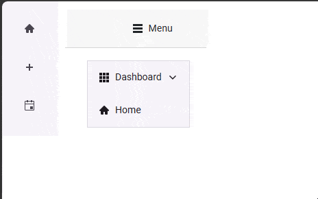 Demonstration of the Blazor PanelBar component used as a navigation menu