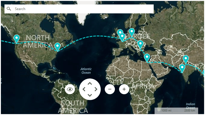 RadMap - UI for WinForms RadMap - UI for WinForms