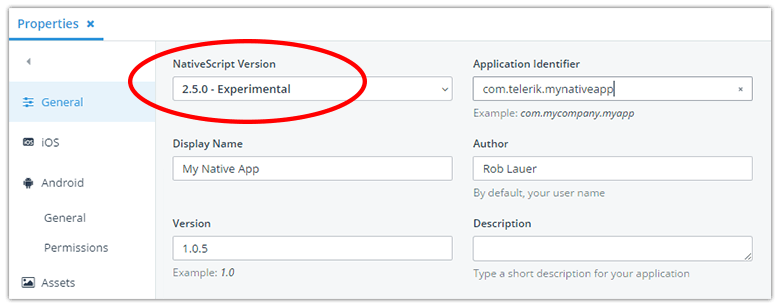 nativescript build support in appbuilder nativescript build support in appbuilder