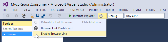 mvc5rptconsumer_browserlink VS 2013 Browser Link