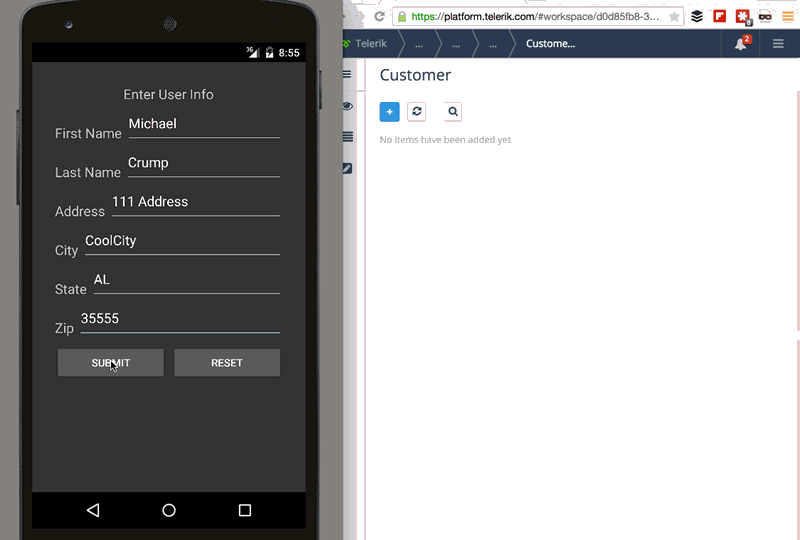 androidsubmittingtobeservice