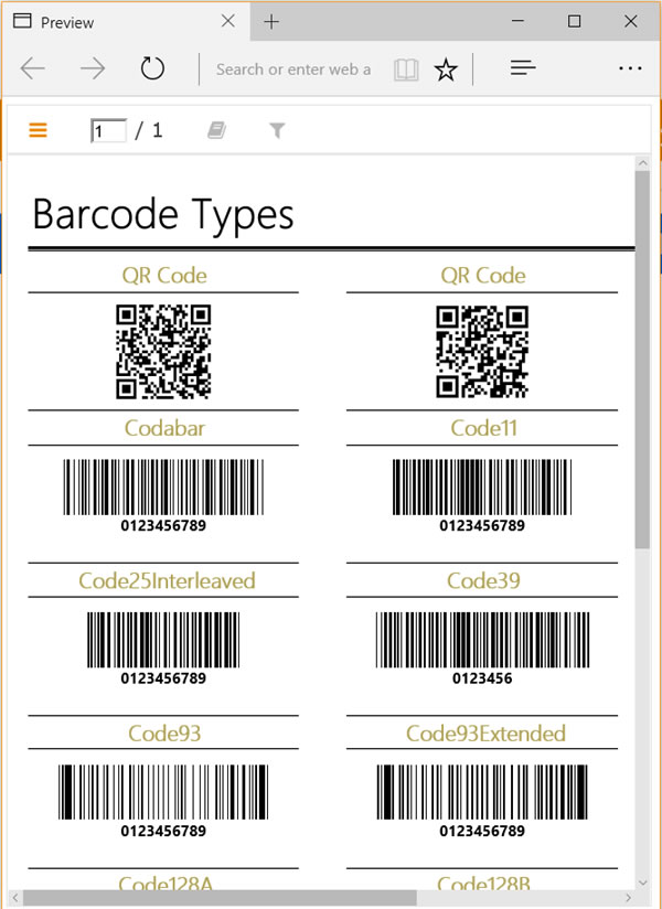 BarcodeReportMobileView
