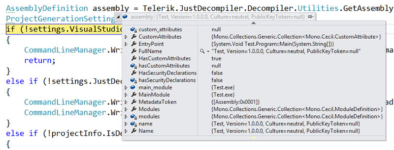 Code Being Decompiled
