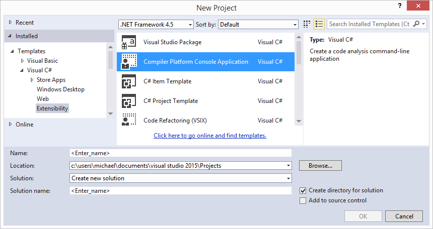 Visual Studio Output