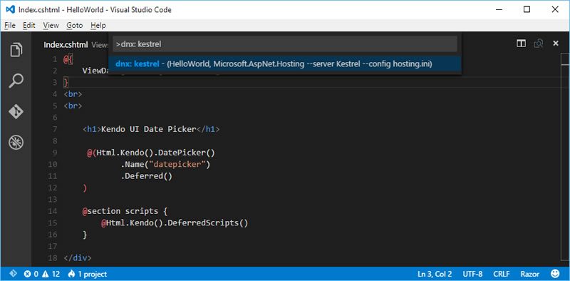 Developing Asp Net 5 Web Apps With Visual Studio Code Telerik Blogs Images, Photos, Reviews