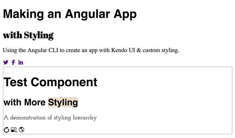 How To Create An Angular Application: Adding Styling With Kendo UI ...