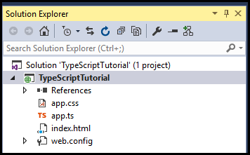 SolutionExplorerTypeScript