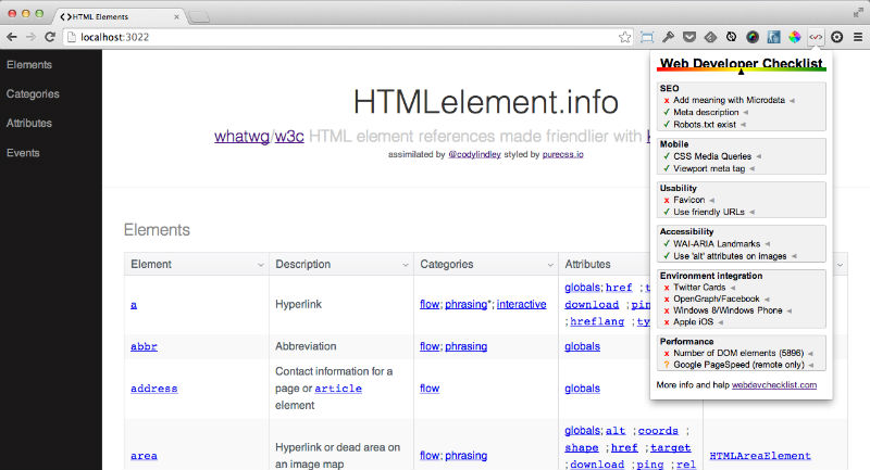 webdev_checklist