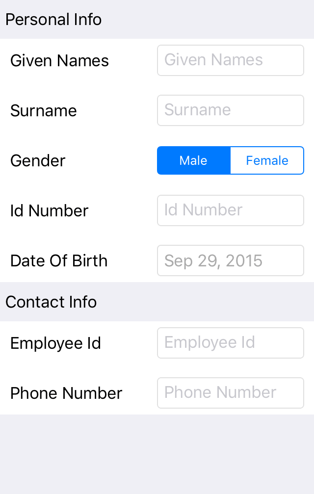 dataform-layout-left-alignment