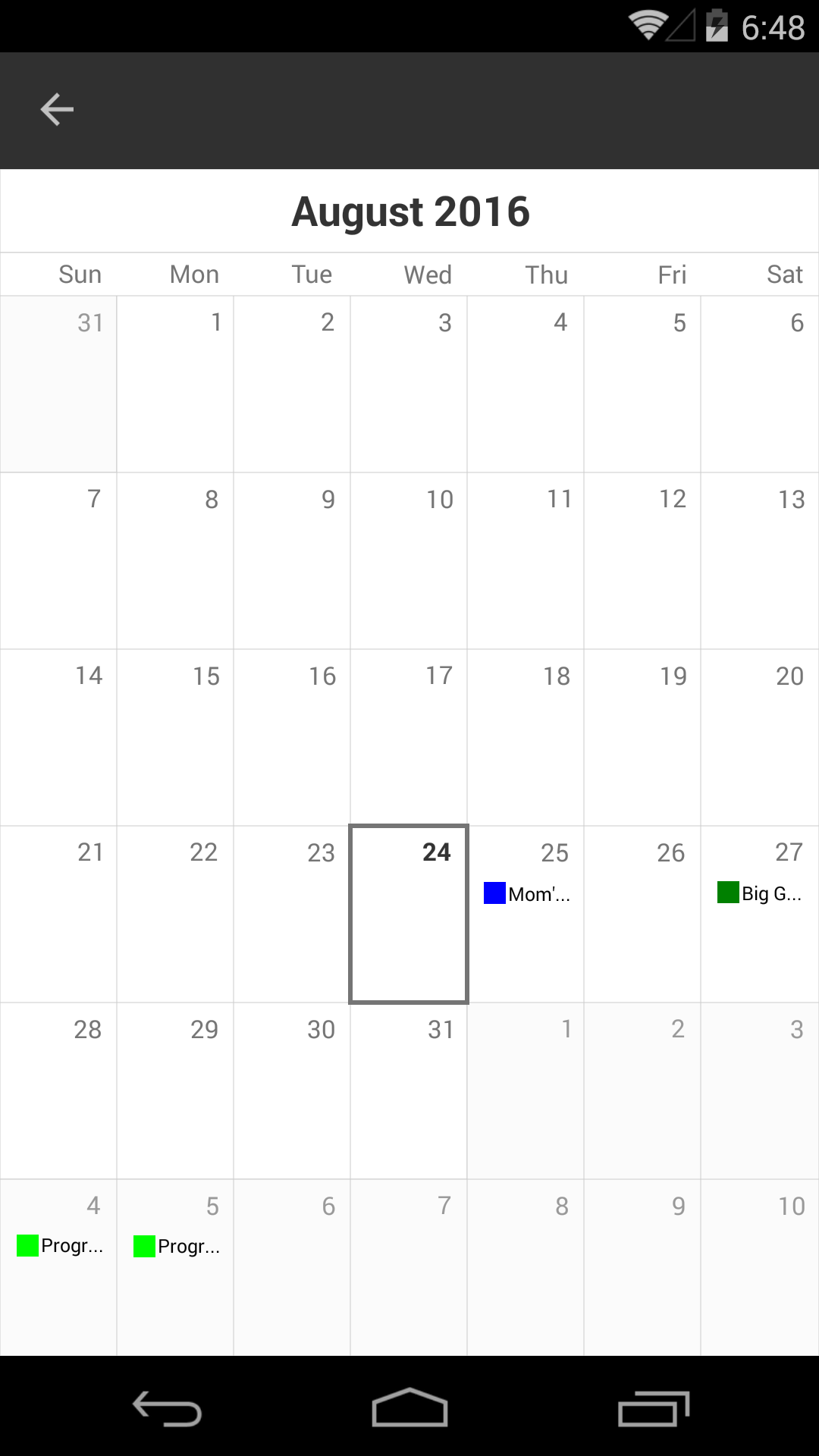 calendar-android