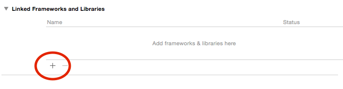 Linked Frameworks and Libraries Linked Frameworks and Libraries